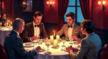 Ein Abend voller Gemeinschaft: Dinner und Gespräche!