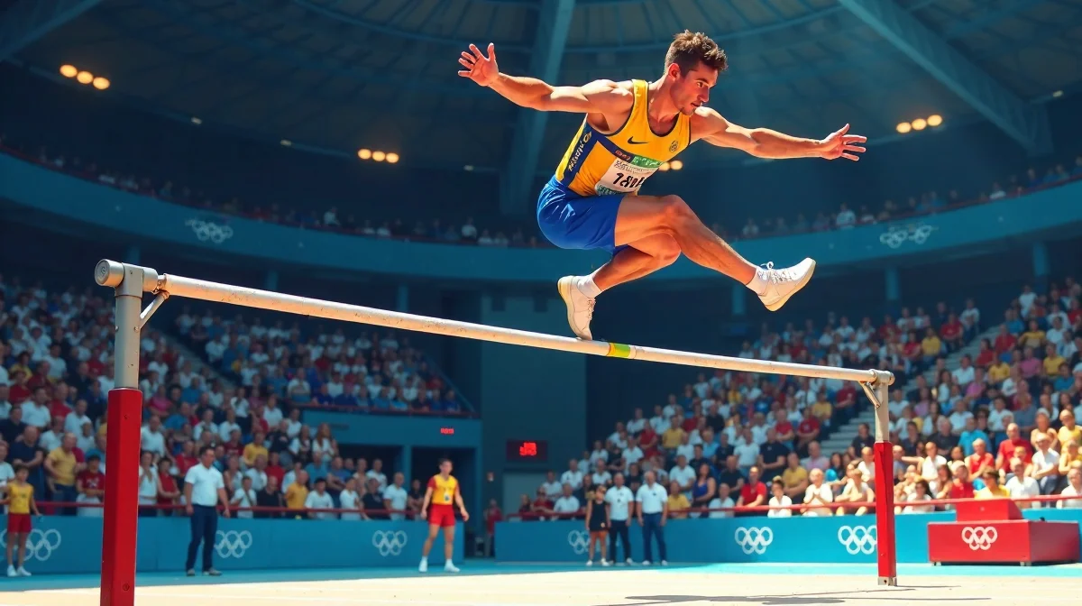 Hochsprung Triumph: Tobias Potye, Olympiasieger, Heilbronn