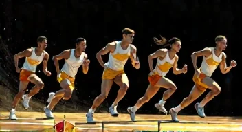 Medaillen im Sprint – Rekorde UND persönliche BESTZEITEN