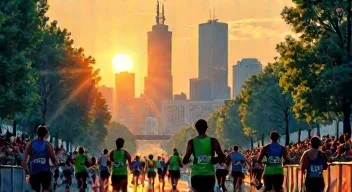 Teilnehmerrekord "UND" spannende Rennen am Mainova Frankfurt Marathon