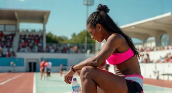 Die Gedanken von Jacqueline Otchere zum Wettkampf